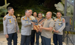 SERAHKAN BANTUAN CCTV PADA POLRES BINJAI DALAM JAGA KAMTIBMAS