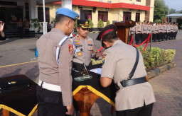 Kapolres Pimpin Sertijab PJU Dan Kapolsek Jajaran : Tingkatkan Pelayanan Publik Humanis Dan Responsif