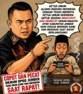 AMI Desak Prabowo Copot Oknum Anggota DPRD Jember yang Viral Main Game dan Merokok Saat Rapat*