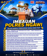 Polres Ngawi Ajak Pengesahan Warga Baru PSHT Berlangsung Aman, Tertib dan Kondusif