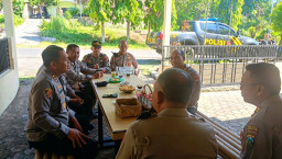 Kapolres Bondowoso AKBP Aryo Dwi Wibowo Cek Langsung Kesiapan Personel Pengamanan Latihan Bersama PSHT