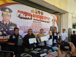Polrestabes Surabaya Amankan 45 Tersangka dari Pengembangan Penyidikan Kasus Siber Internasional
