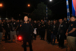 Polres Ngawi Kerahkan Personel dan Seluruh Polsek Jajaran Amankan Pengesahan Warga Baru PSHT