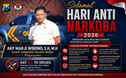 Bersatu, Bergerak, dan Bertindak Nyata’, Polres Ngawi Kampanyekan Indonesia Bersih dari Narkoba