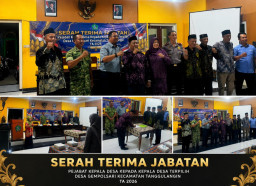 Sertijab Kades Gempolsari, M. Yasin Serahkan Estafet Kepemimpinan kepada Ali Murtadho