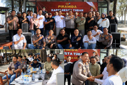 PIRAMIDA Polresta Tuban dan Insan Pers Perkuat Sinergi, Diwarnai Santunan Anak Yatim