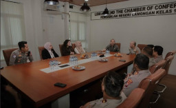 Perkuat Sinergitas Antar Penegak Hukum, Kapolres Lamongan Sambangi Pengadilan Negeri dan Kejaksaan Negeri Demi Wujudkan
