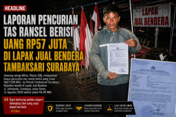 Tas Berisi Rp57 Juta Dicuri di Lapak Bendera, Polisi Diminta Segera Dalami CCTV