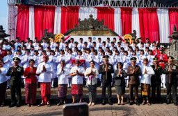 Kapolda Bali Hadiri Upacara HUT ke-81 Kemerdekaan RI di Niti Mandala, Tekankan Persatuan dan Pengabdian untuk Negeri