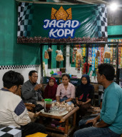 Tasyakuran Sederhana, Warkop Jagad Kopi Resmi Dibuka di Jalan Pawiyatan Bubutan Surabaya