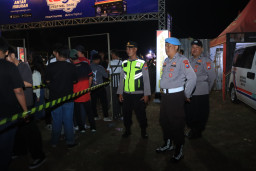 Polres Ngawi Amankan Konser NDX A.K.A., Tago Festival Berjalan Kondusif
