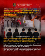 Beraksi di Dini Hari, Operasi Senyap Komplotan ABH Pembobol Minimarket dan Sekolah Digulung Satgas URC Macan Blambangan*
