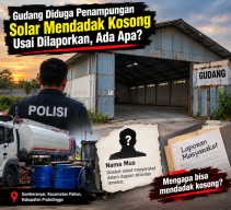 ‎Gudang Diduga Penampungan Solar Mendadak Kosong Usai Dilaporkan, Ada Apa?