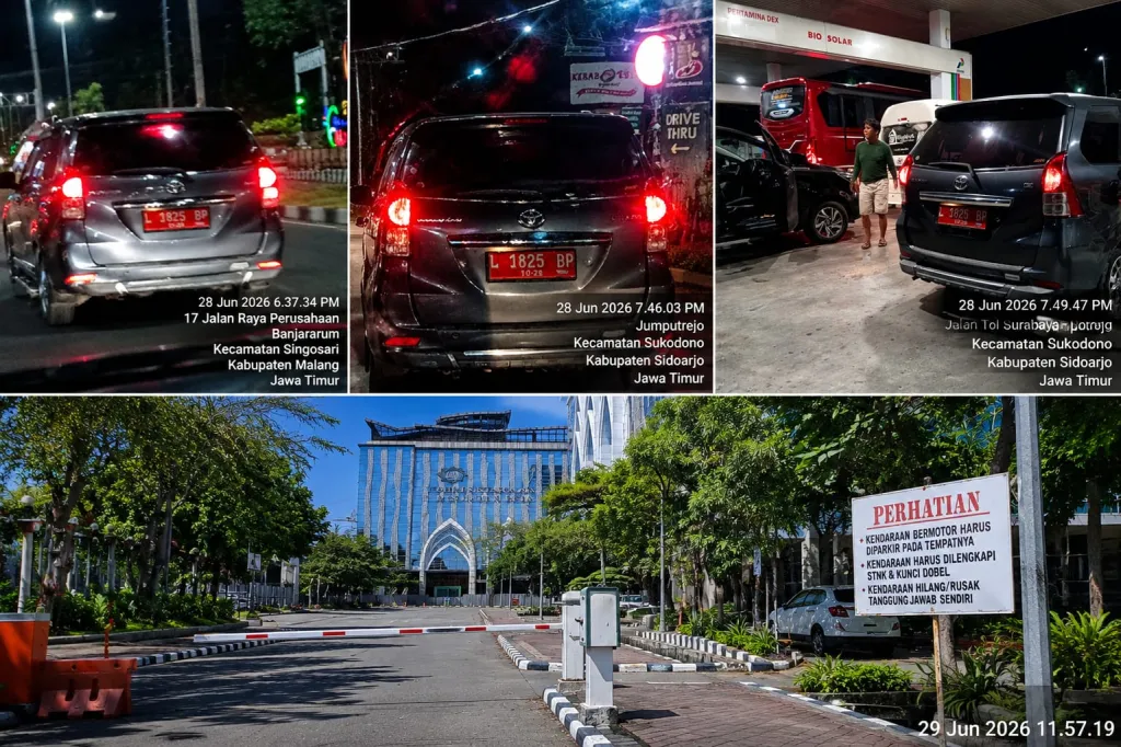 Kendaraan Dinas L 1825 BP Terpantau di Malang pada Hari Minggu, Dasar Penugasan Jadi Sorotan