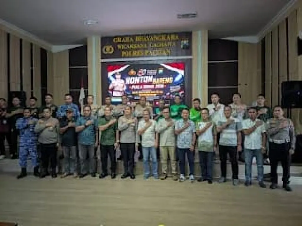 Kapolres Pacitan Gelar Nobar Piala Dunia 2026 Brasil vs Haiti, Perkuat Sinergitas TNI-Polri, Pemda dan Masyarakat
