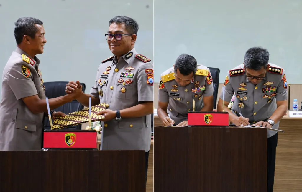 Laporan Kesatuan dan Memori Sertijab Digelar, Kombes Pol Roy H.M. Sihombing Resmi Jabat Dirreskrimum Polda Jatim