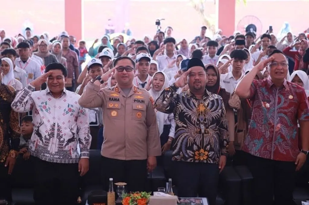 Kapolres Gresik Hadiri Pembukaan MPLS Sekolah Rakyat Terintegrasi 1, Tegaskan Dukungan Polri untuk Pendidikan Berkualita