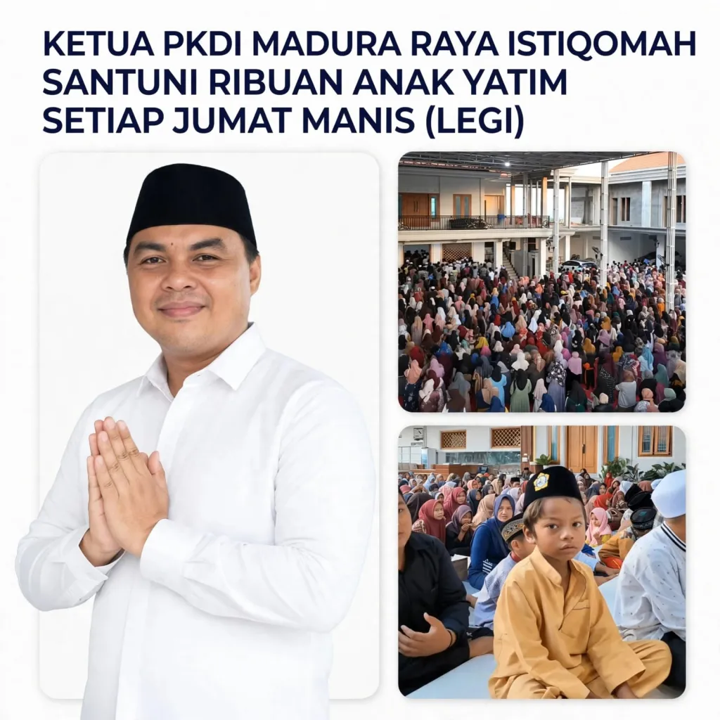 Tradisi Mulia di Pantura Sampang, H. Moh Widjan Rutin Santuni 1.500 Anak Yatim Tiap Jumat Manis
