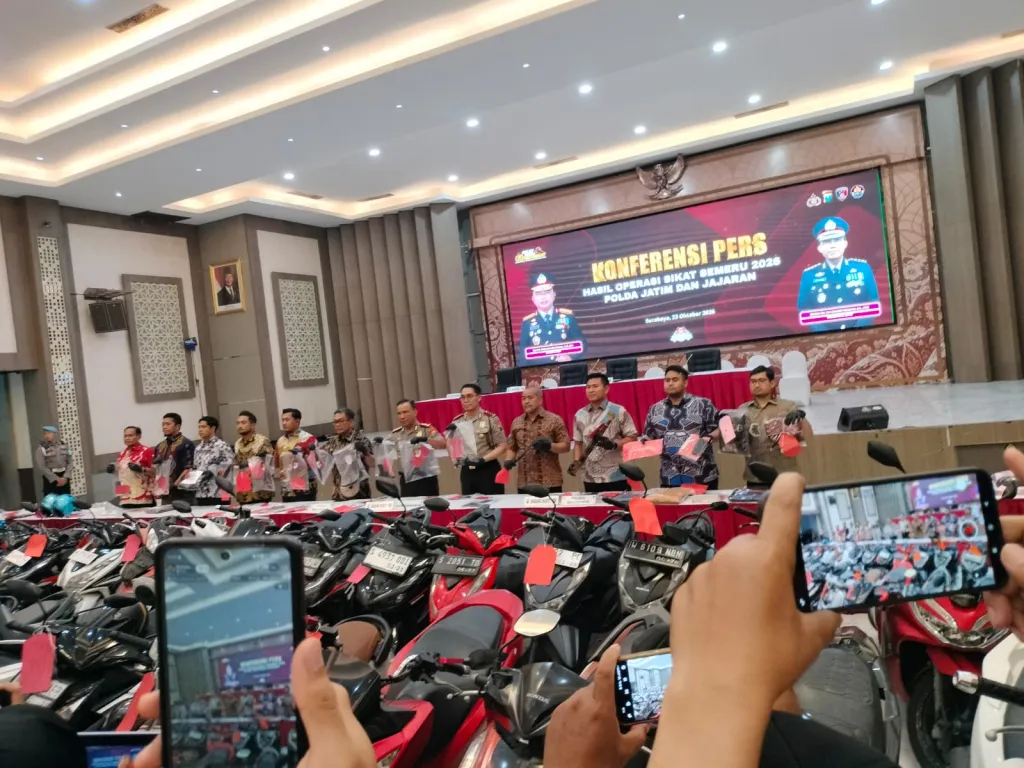OPERASI SIKAT SEMERU 2026: Polda Jatim Ungkap 1.345 Perkara, 1.212 Orang Disebut dalam Hasil Operasi
