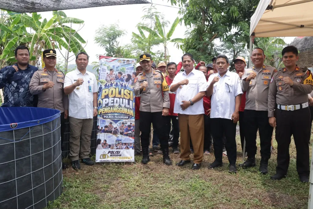 Kapolres Pasuruan Hadirkan Peluang Usaha Bagi Mantan Pengguna Narkoba Melalui Budidaya Ikan Lele