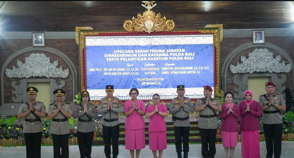 Kapolda Bali Pimpin Sertijab dan Pelantikan Pejabat Baru, Perkuat Kinerja Polda Bali Menuju Pelayanan Presisi DENPASAR