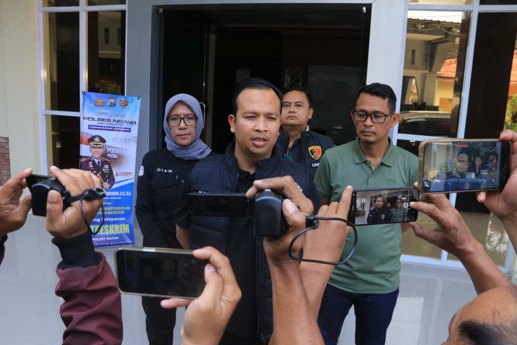 Satreskrim Polres Ngawi Ringkus Pelaku Penggelapan Honda Vario Saat Hendak Kabur ke Bali