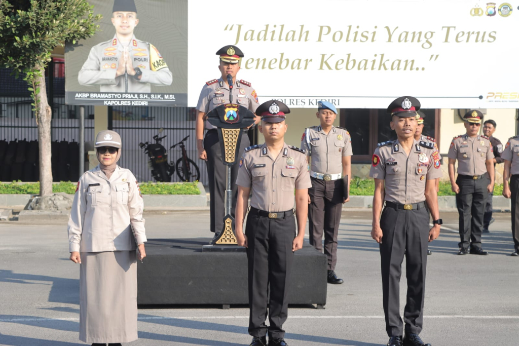 Jelang Alih Tugas, AKBP Bramastyo Titip Semangat Pengabdian kepada Jajaran Polres Kediri*