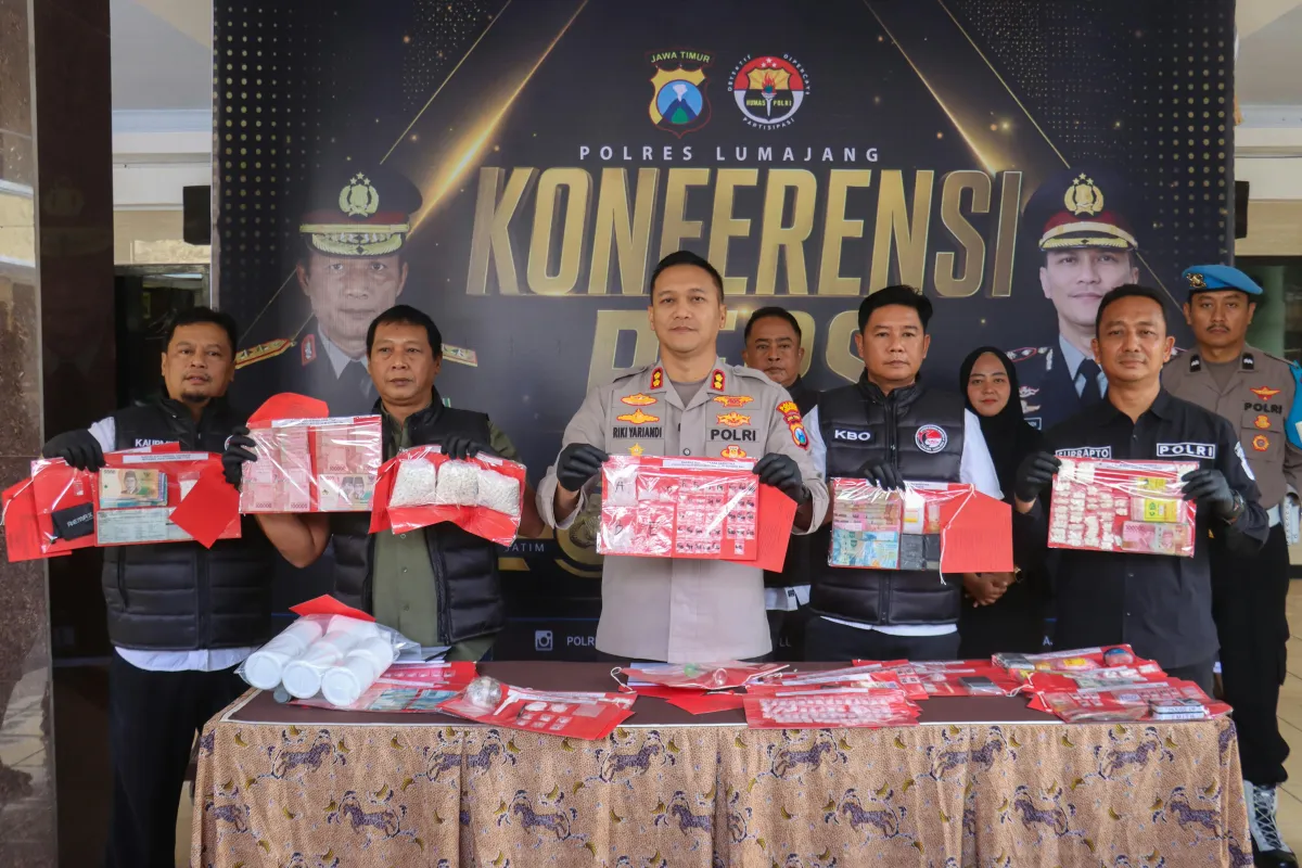 Operasi Tumpas Narkoba 2026, Polres Lumajang Ungkap 23 Kasus dan Tangkap 29 Tersangka