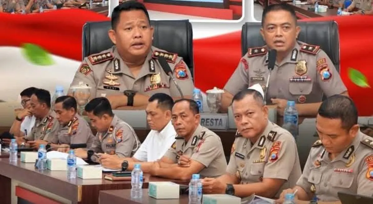 Kapolresta Tuban Pimpin Anev Sitkamtibmas, Tekankan Deteksi Dini dan Respons Cepat Gangguan Keamanan