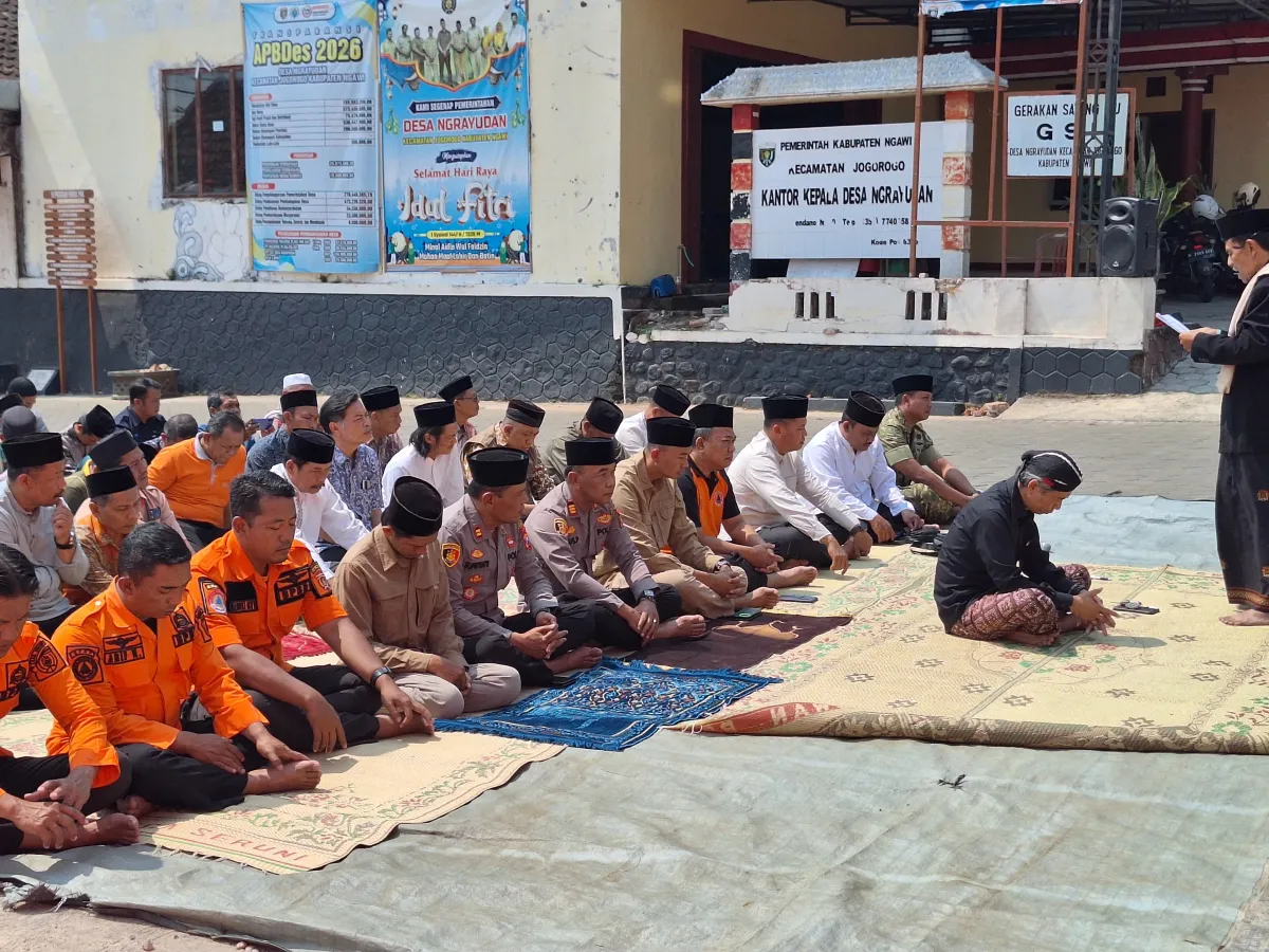 Salat Istisqa Digelar di Ngrayudan Ngawi, Doa Bersama untuk Hujan dan Cegah Karhutla Lawu