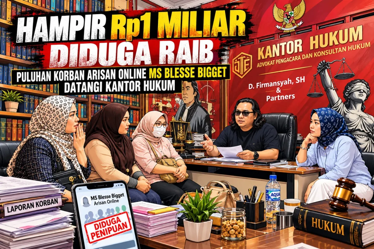 Uang Arisan Tak Kunjung Cair, Puluhan Peserta MS Blesse Bigget Mengaku Rugi Hampir Rp1 Miliar
